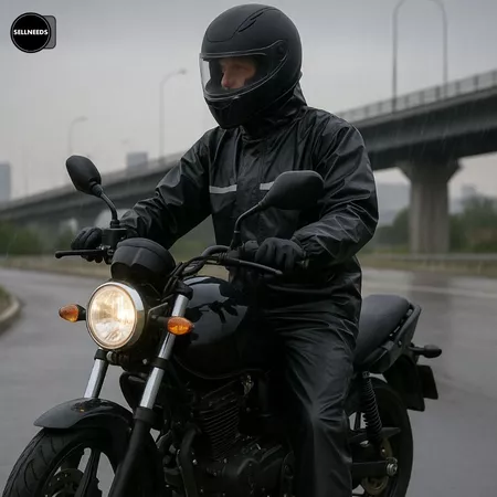 Capa de Chuva Moto Impermeável Reforçada