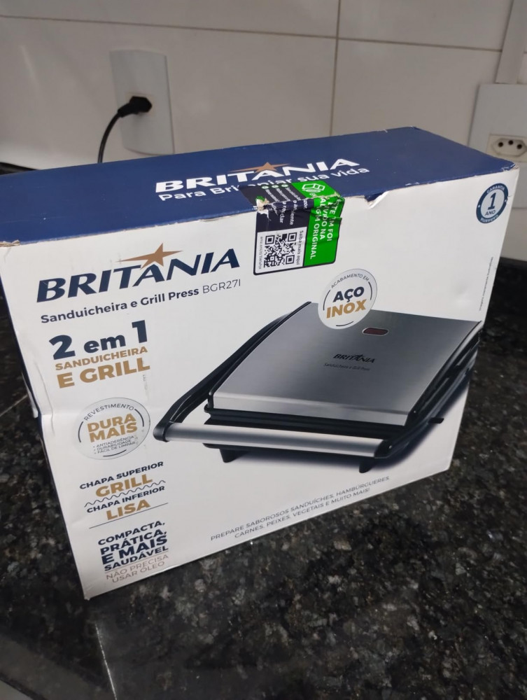 Britânia Sanduicheira e Grill Press 127V