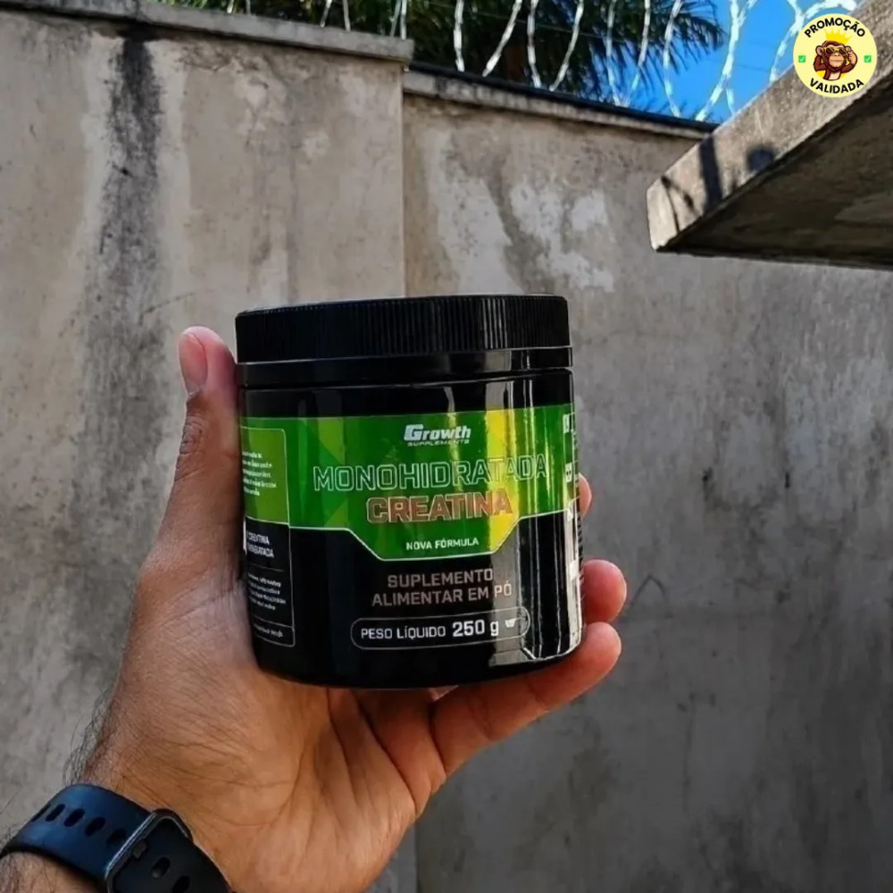 Creatina 100 Pura 250g Growth Supplements