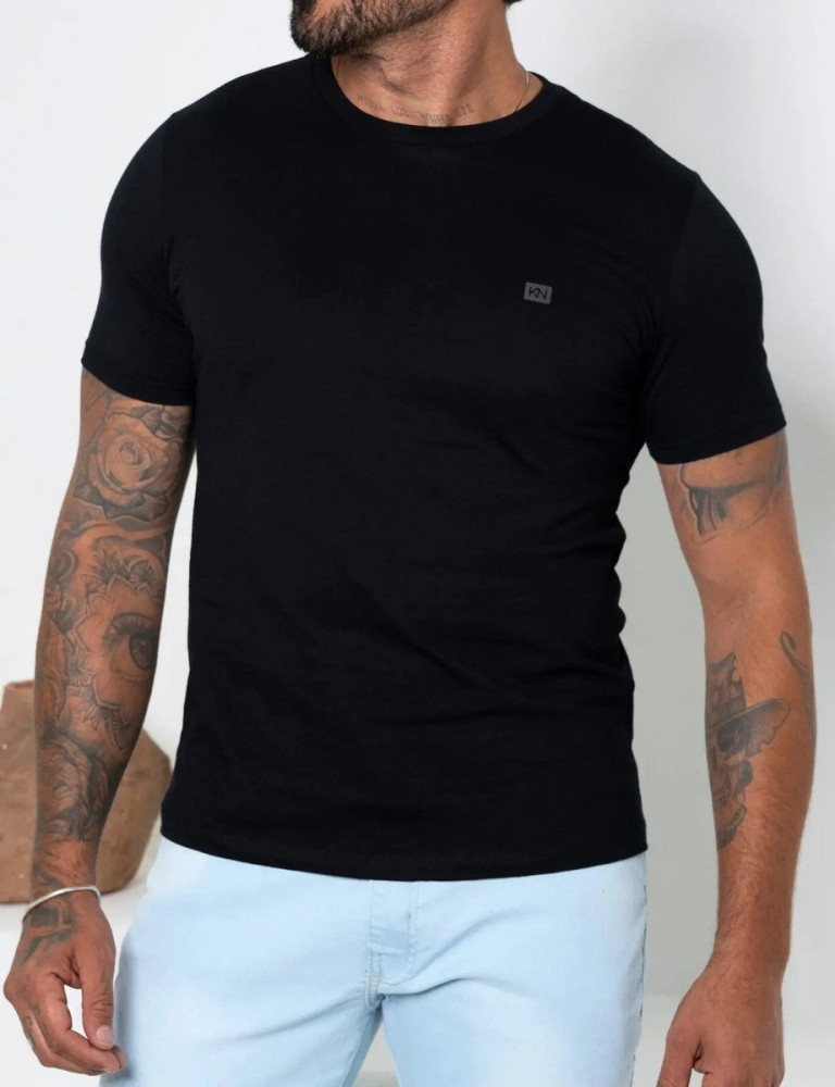 Camiseta Básica Masculina Slim Koenig 100% Algodão