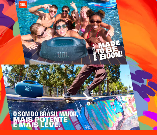 Caixa de Som JBL Boombox 4 Bluetooth 34h IP68