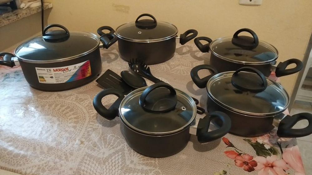 Caçarolas 5 Peças Antiaderente