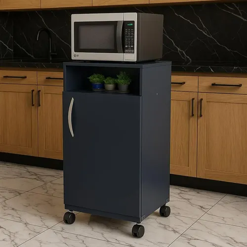 Armário Cozinha Esconde Botijão Gás IVY Preto