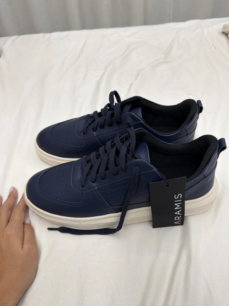 Tênis Aramis Masculino Social Azul-marinho 40