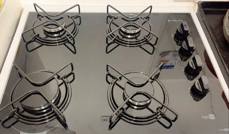 Cooktop a Gás Atlas 4 Bocas Agile Up