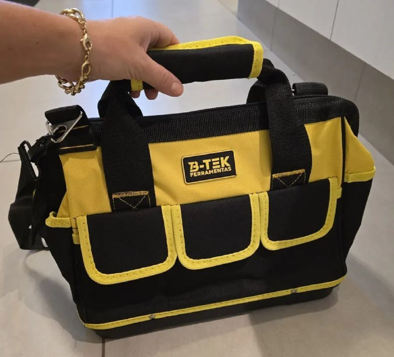 BOLSA DE OMIII Bolsa Ferramentas Reforçada Grande 16 Bolsos
