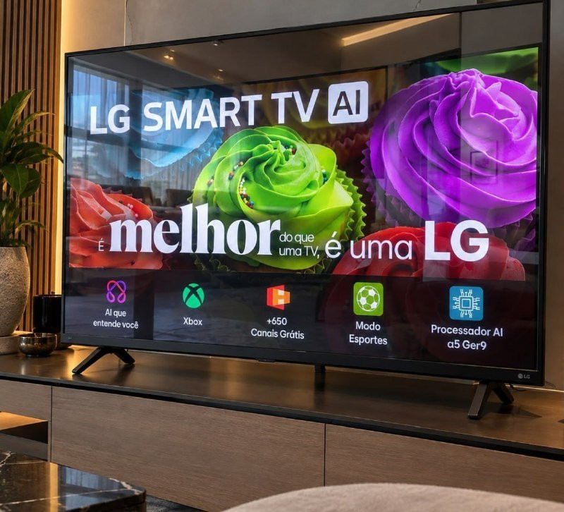 Smart TV HD 32 LG AI 2026 Processador α5 Ger9