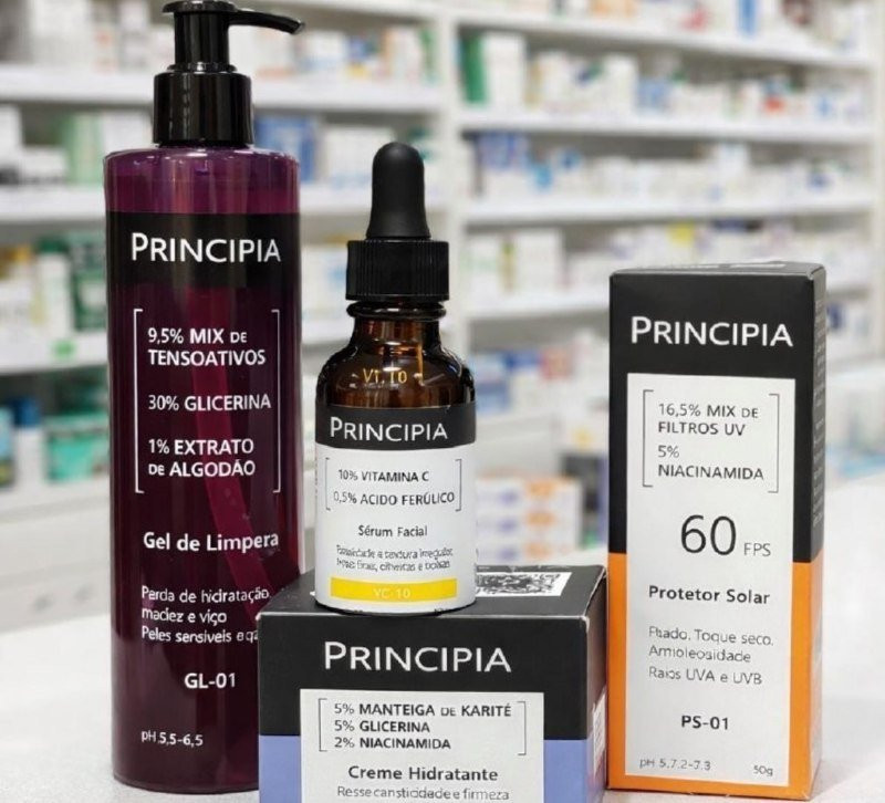 Principia Kit Essencial Gl-03 + Ch + Vc + Ps Sensível Dia/noite