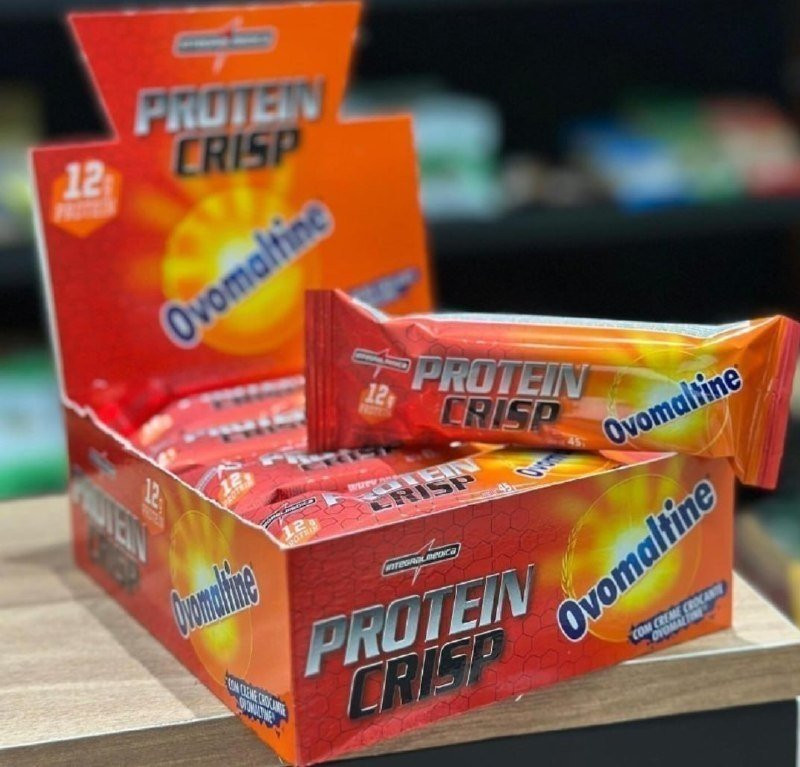 Barra de Proteína Integralmedica Crisp Bar 45g Ovomaltine