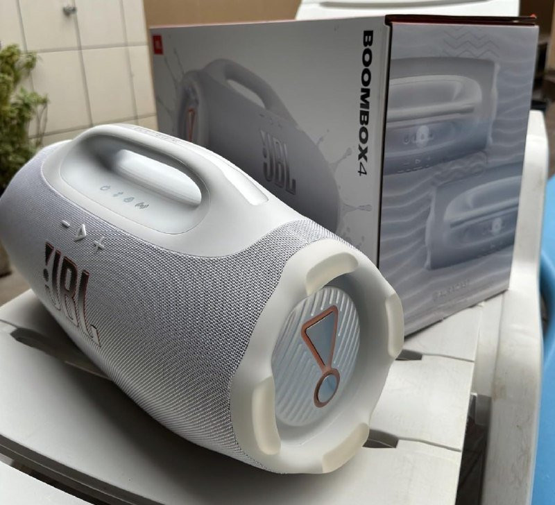 Caixa de Som JBL Boombox 4 Bluetooth Branca