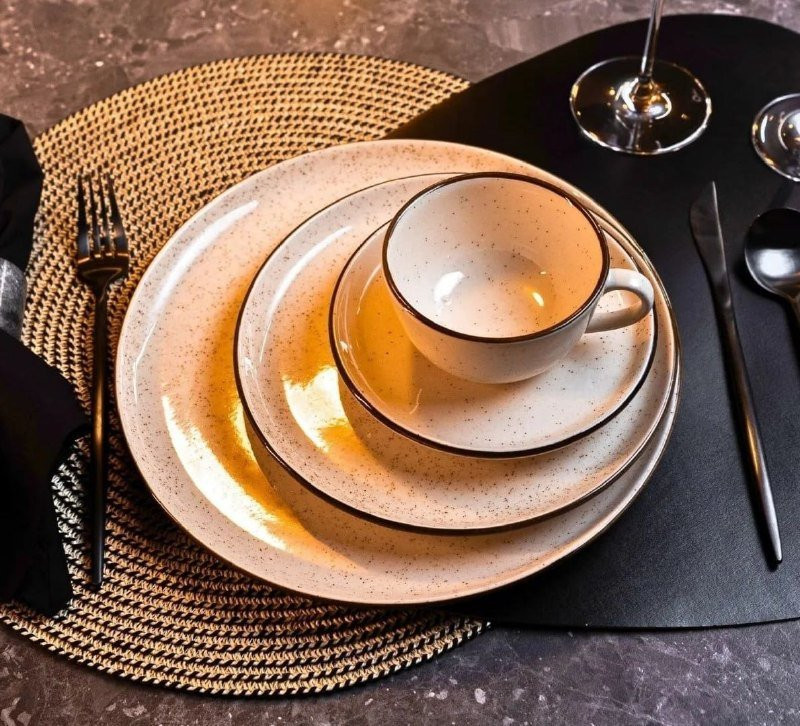Aparelho de Jantar e Chá 20 Peças Oxford Flat Duna