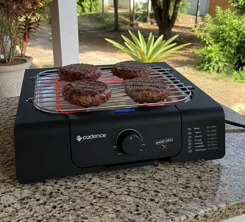 Churrasqueira Elétrica Cadence Short Grill - 127V