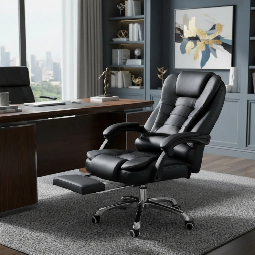 Cadeira Presidente Python Fly Preto