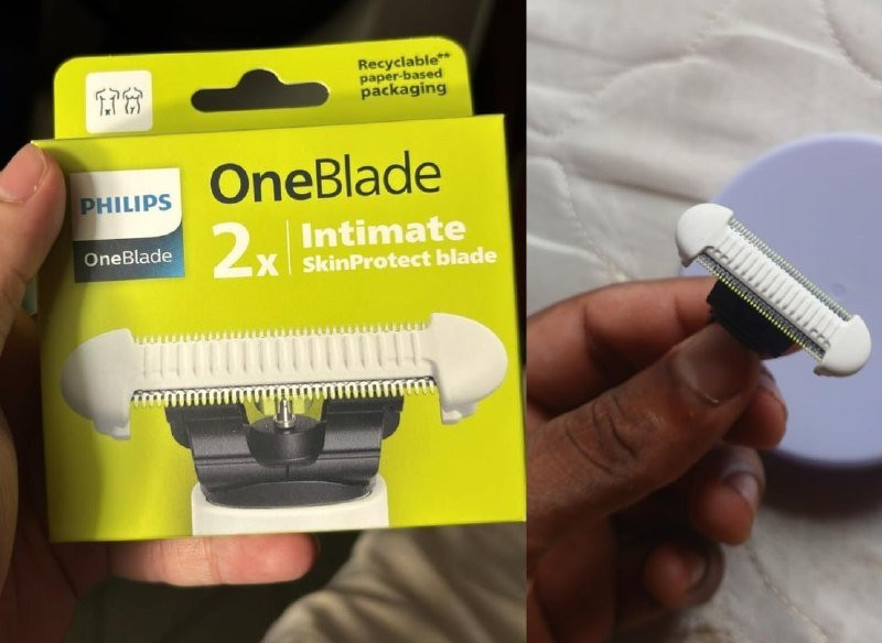 Lâminas de Reposição Philips OneBlade Intimate - 2 unidades