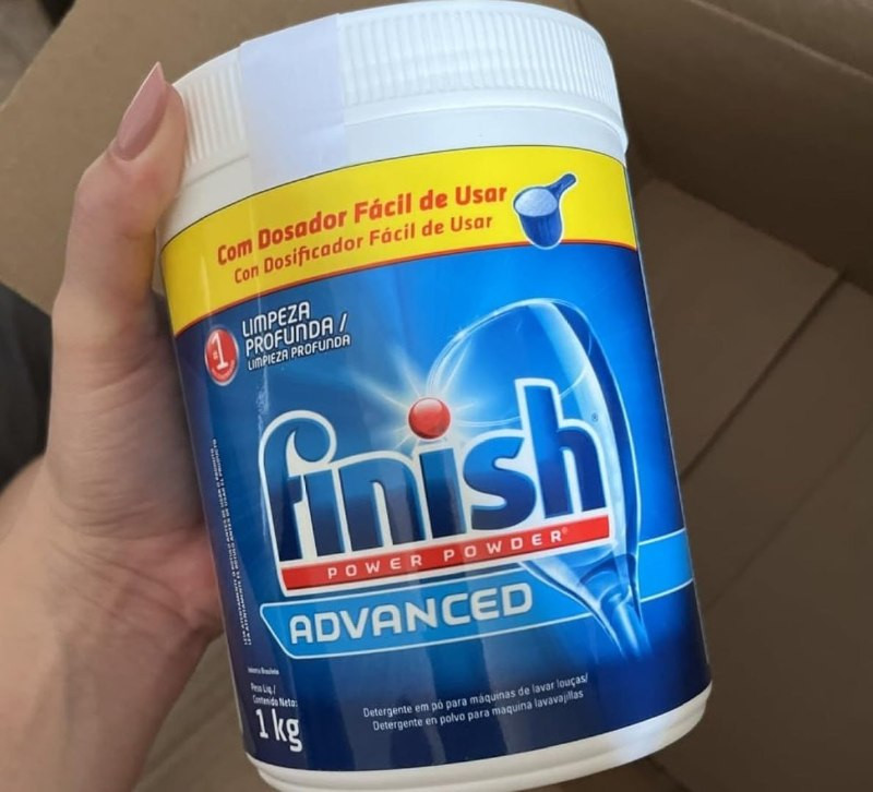 Finish Advanced Detergente para Lava Louças em Pó 1Kg
