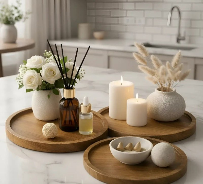 🕯️  Bandeja 3pçs Centro Mesa Decoracao