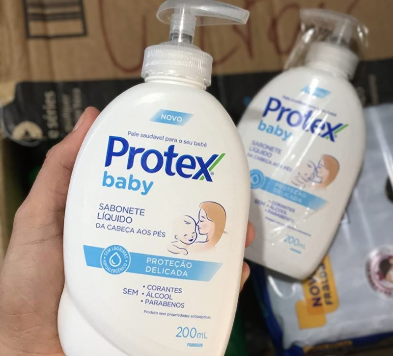 Sabonete Líquido Bebê Protex Baby Delicate Care 200ml