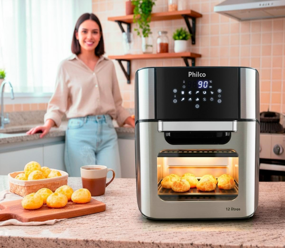 Fritadeira Philco Air Fryer 12L PFR2200P 127V