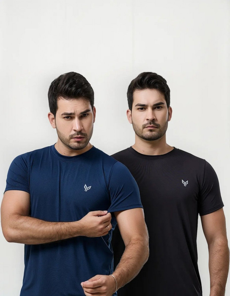 Kit 2 Camisas Dry Fit Masculina Academia