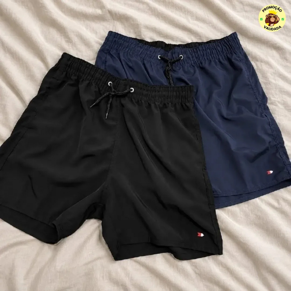 Kit com 2 Shorts Tactel Sandrini