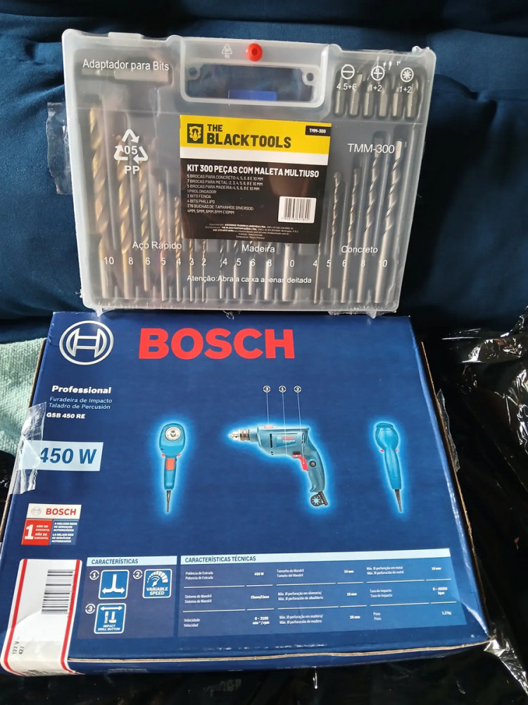Furadeira de Impacto Bosch GSB 450 RE 450W