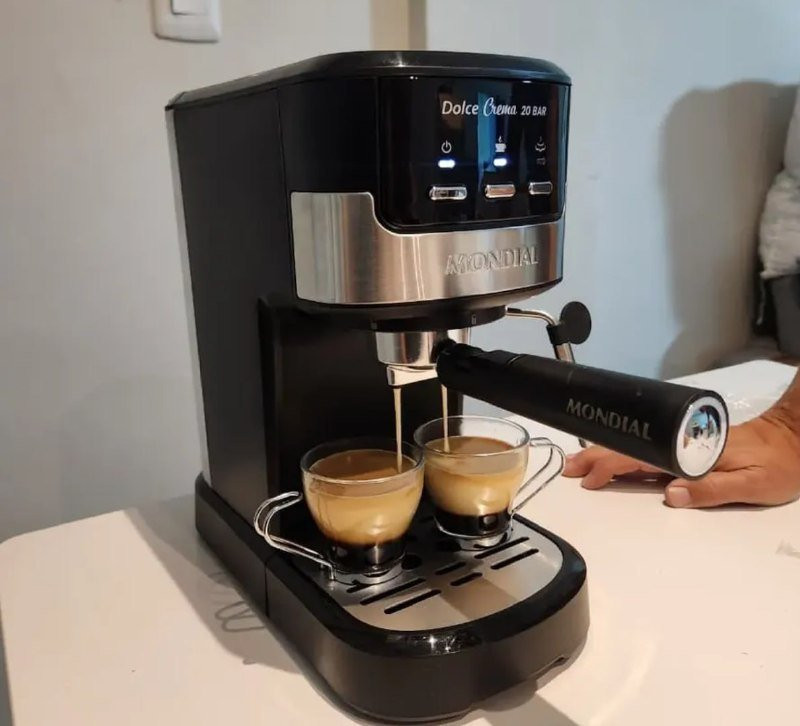 ☕ Cafeteira Espresso Dolce Crema 20 Bar, 1200W, MONDIAL