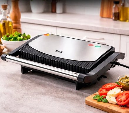 Mini Grill Sanduicheira Inox 750w