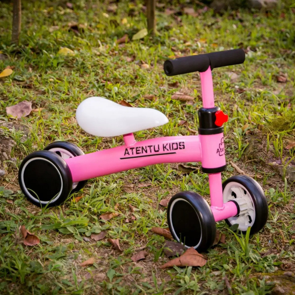 Bicicleta de Equilíbrio Infantil Rosa