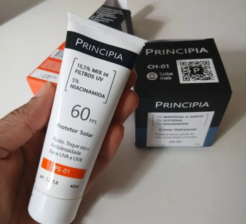 Principia Kit Hidratação E Proteção Facial Ch-o1 + Ps-01