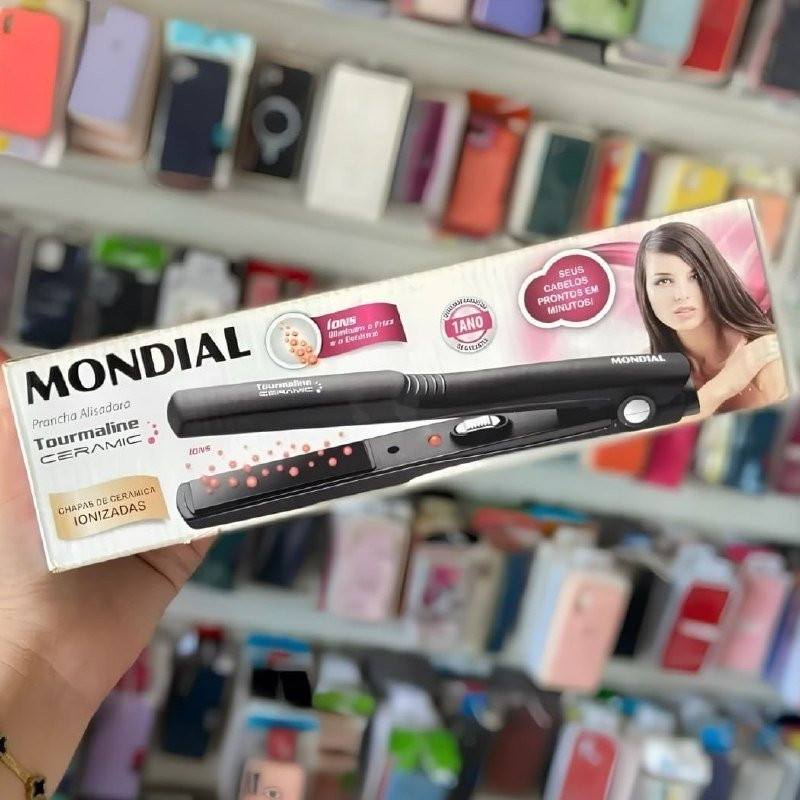 Prancha Alisadora Tourmaline Ceramic, Mondial, 30W