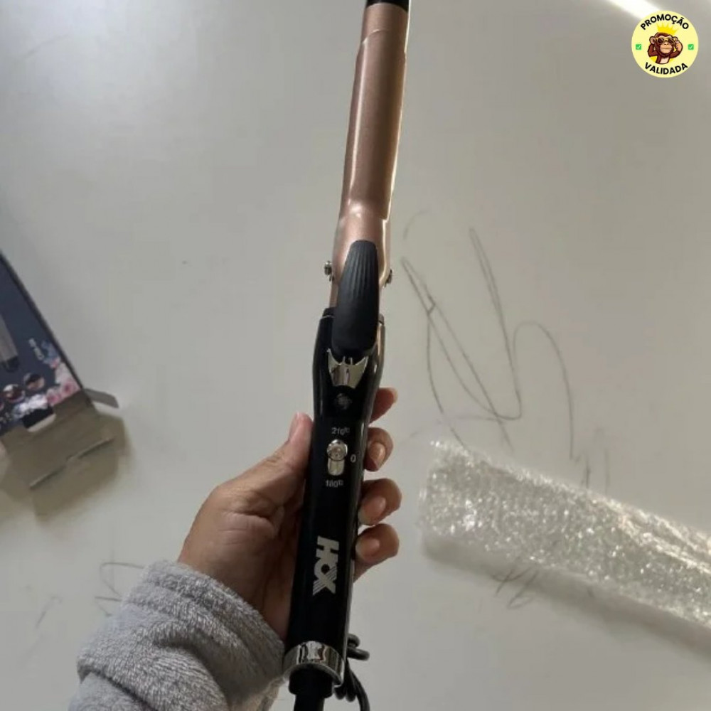 Modelador de Cachos Profissional 25mm Cerâmico Bivolt Cabo Giratório