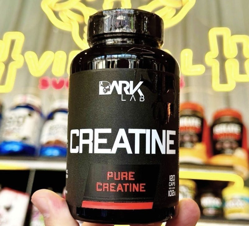 Creatina Monohidratada Pura 120 cápsulas Dark Lab