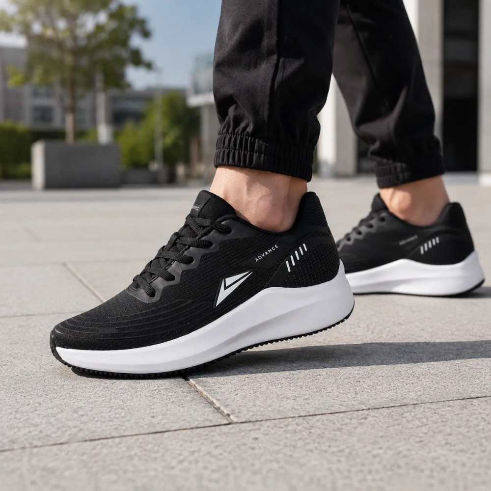 Tênis Sneeks Casual Feminino Preto/Branco