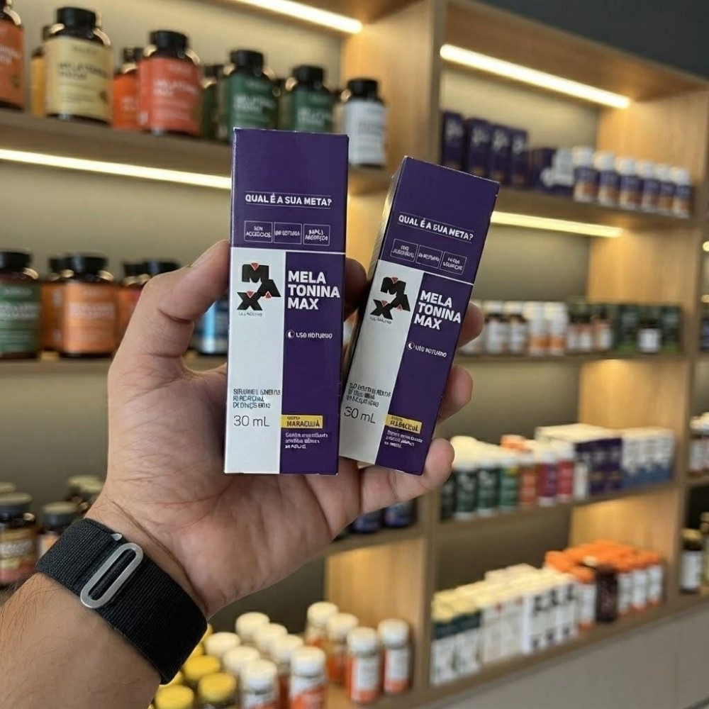 Melatonina 30ml Max Titanium 21mcg Maracujá