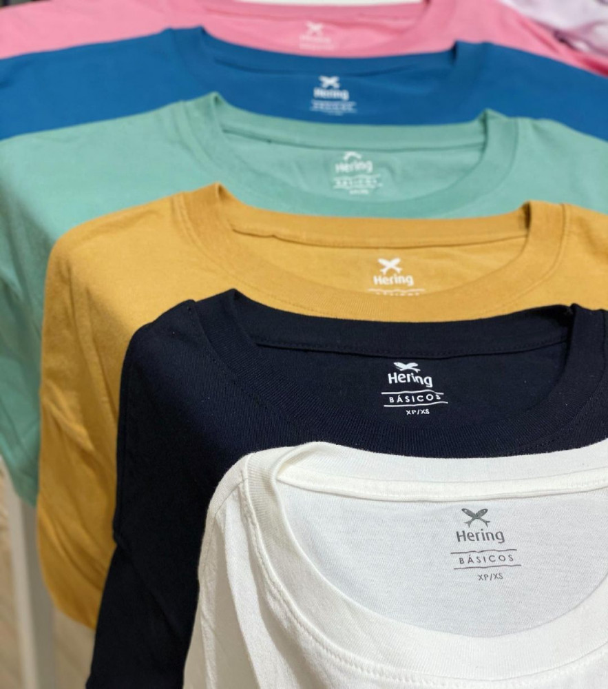 Kit 5 Camisetas Masculinas Multicoloridas G
