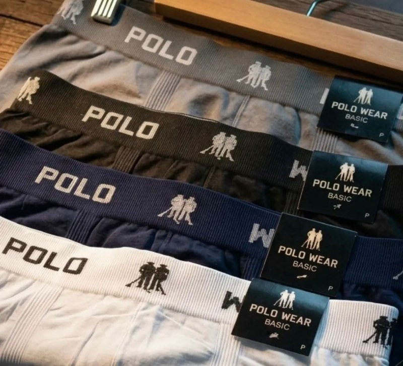 Kit 10 Cuecas Boxer Polo Wear