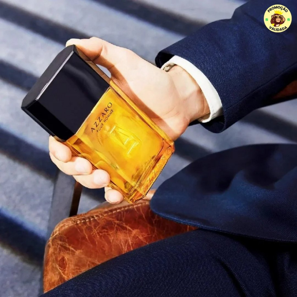 Kit Azzaro Pour Homme Eau De Toilette 100 Ml E Gel De Banho 75 Ml