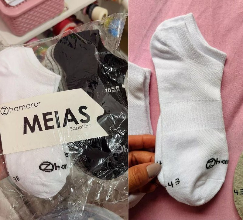 Kit 10 Pares Meias Zhamaro Soquete