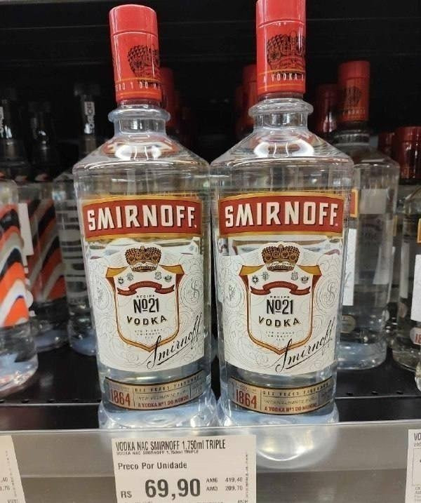 Smirnoff Vodka 1,75L