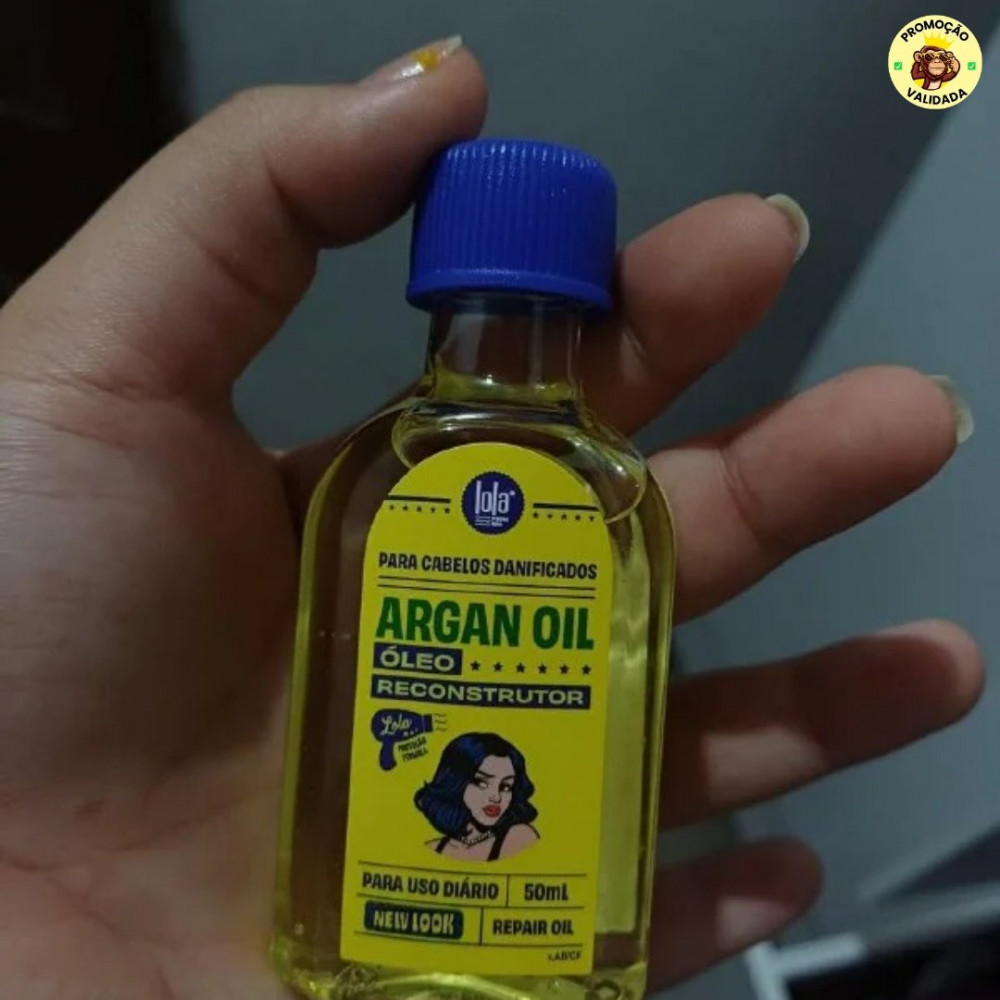 Argan Óleo Reparador 50ml Lola Cosmetics