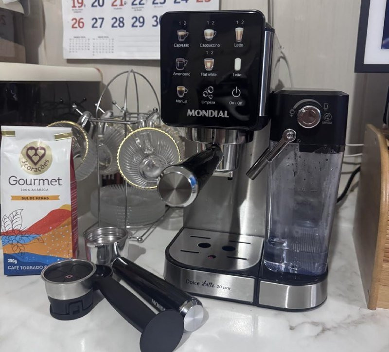 Cafeteira Espresso Automática Dolce Latte 20 Bar MONDIAL - 110v