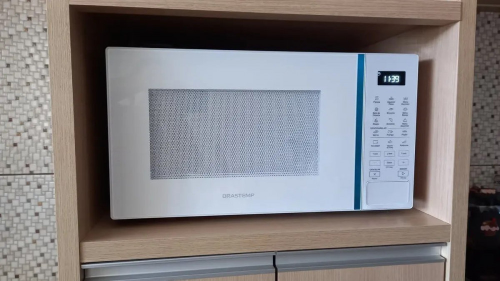 Micro-ondas Brastemp 32L Branco Menu Gourmet