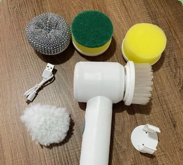Escova de Limpeza 5 em 1 Sem Fio Multiuso