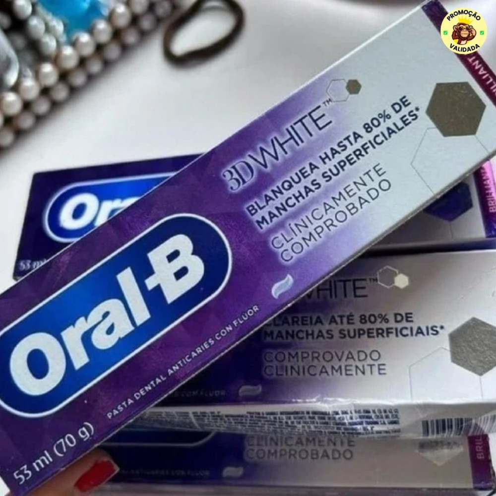 Oral-B Pasta de Dente 3D White Brilliant Fresh
