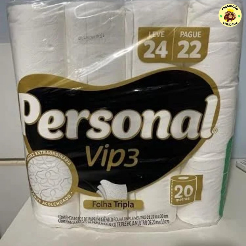 Personal Papel Higiênico Vip Folha Tripla
