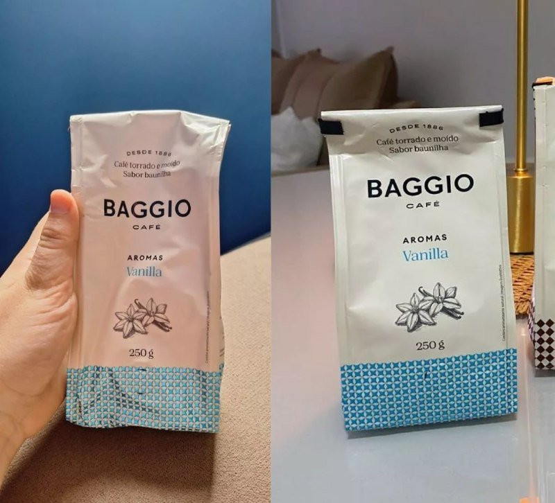 Baggio Café Torrado e Moído Aromas Vanilla 250g