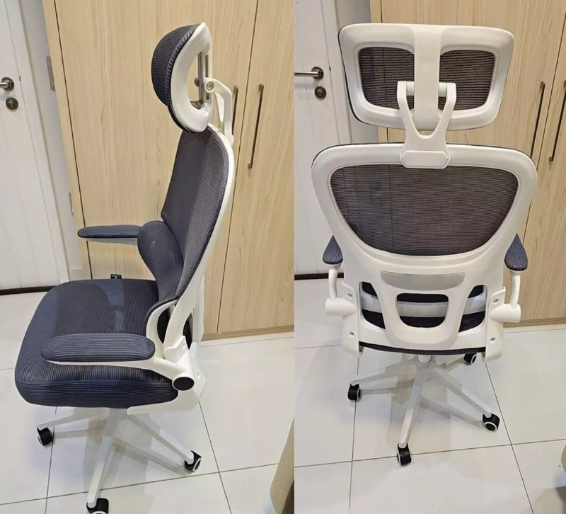 Kit com 2 Cadeiras Ergonômica Presidente Com Apoio Lombar
