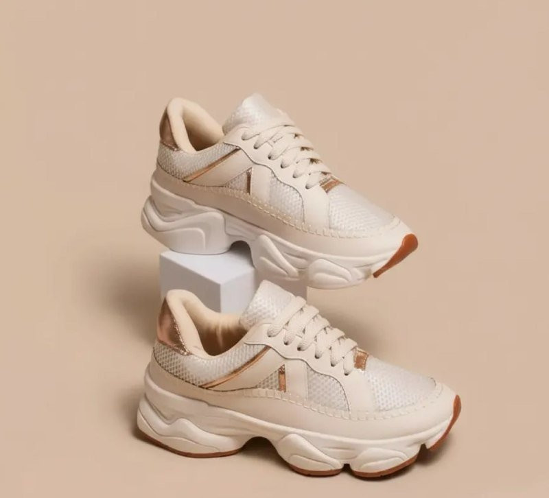 Tênis Plataforma Casual Chunky