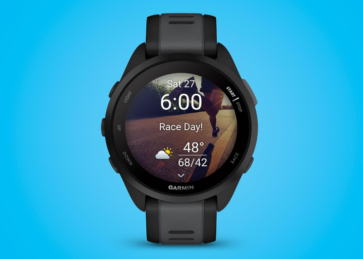 Garmin Forerunner 165 Preto e Cinza 43mm GPS