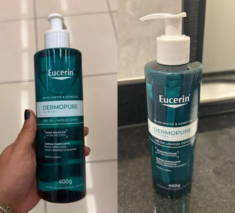 Eucerin Dermopure Clinical Gel de Limpeza Gentil 400ml